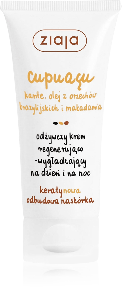 Питательный дневной и ночной крем Cupuacu с регенерирующим эффектом Ziaja, 50 мл
Питательный дневной и ночной крем Cupuacu с регенерирующим эффектом Ziaja, 50 мл