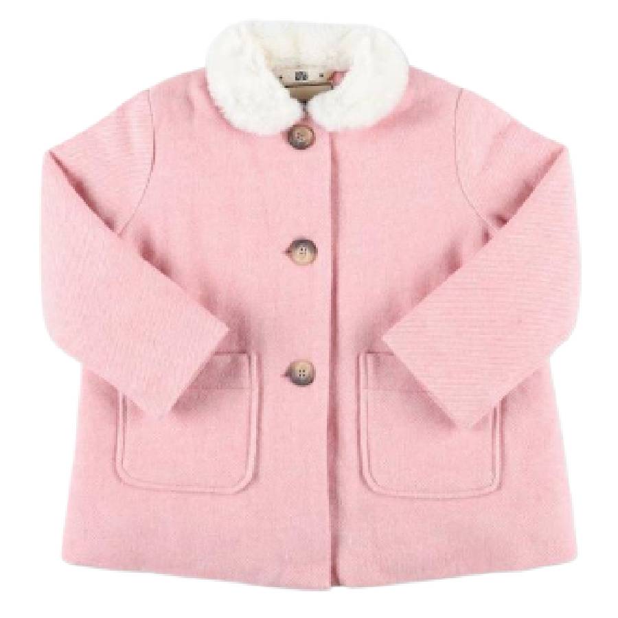 Bonton Kids Suzanne Пальто с воротником из овчины, розовый
Bonton Kids Suzanne Пальто с воротником из овчины, розовый