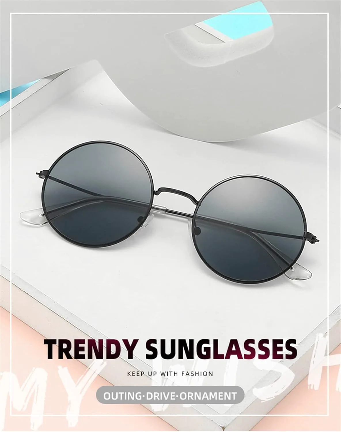 Круглые солнцезащитные очки XINXIN в стиле ретро с фоторамкой для мужчин и женщин, идеально подходят для отдыха на природе и пляже (цвет: B, размер: средний), B
Круглые солнцезащитные очки XINXIN в стиле ретро с фоторамкой для мужчин и женщин, идеально подходят для отдыха на природе и пляже (цвет: B, размер: средний), B