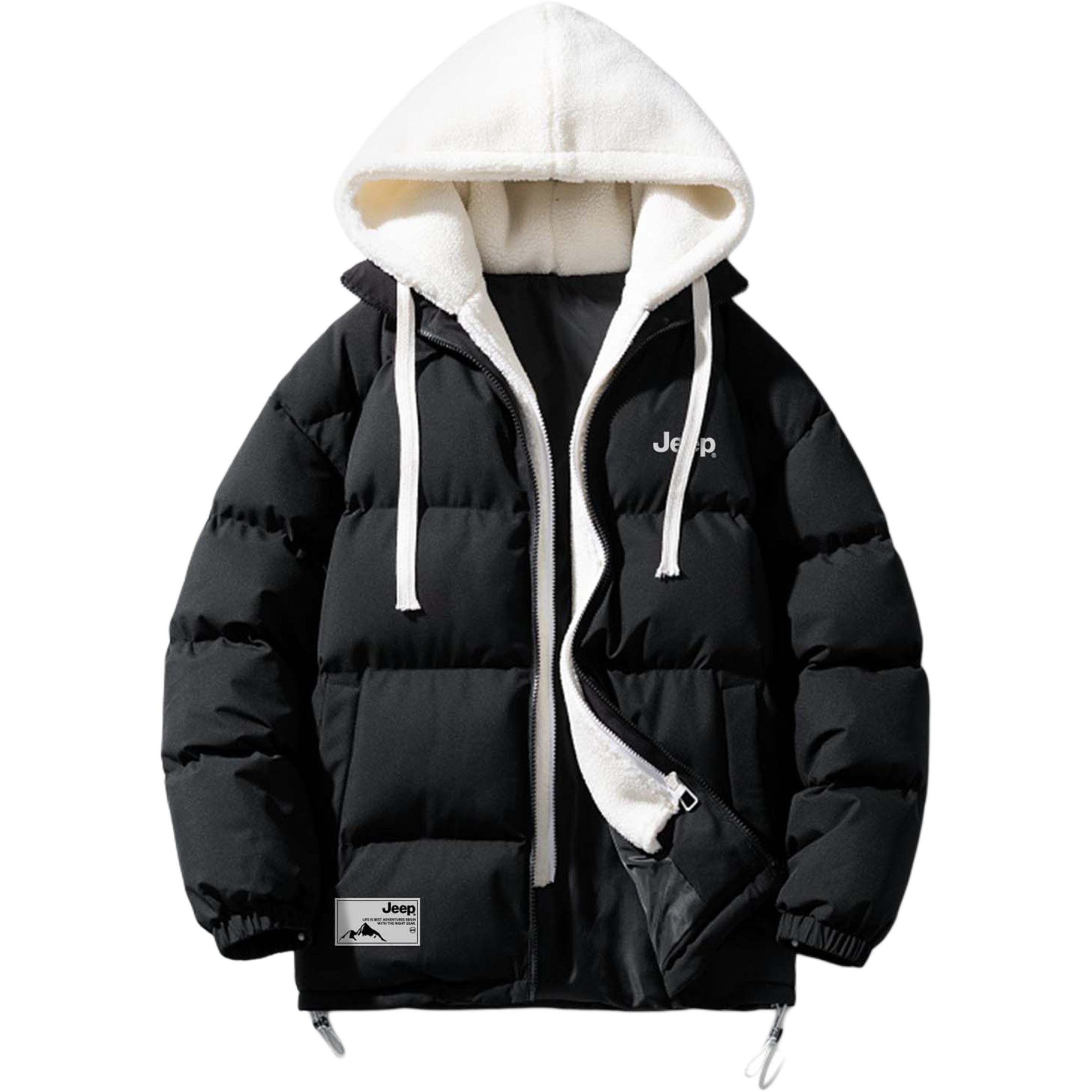 Пуховик Unisex Hooded Thickened Jeep, pure черный
Пуховик Unisex Hooded Thickened Jeep, pure черный