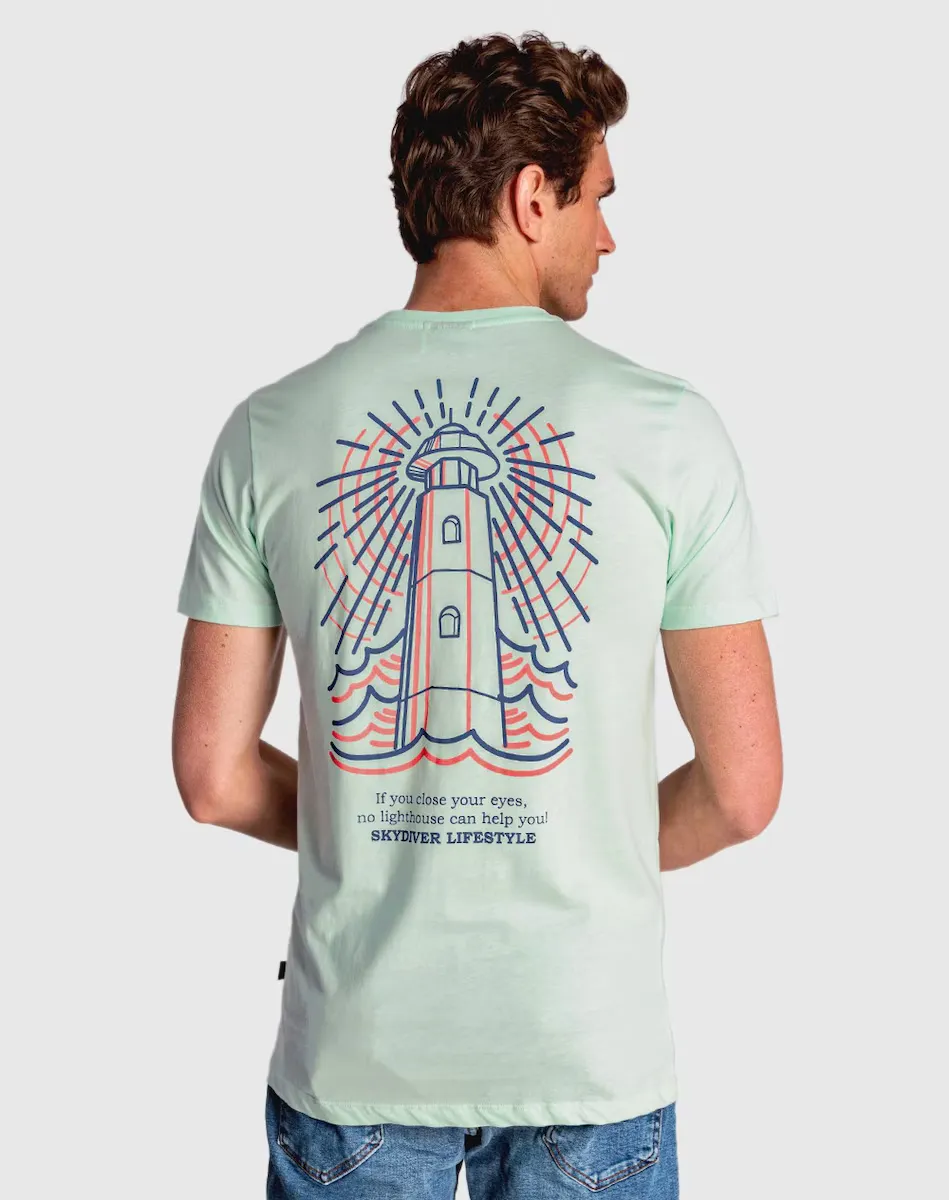 Мужская зеленая футболка с коротким рукавом Skydiver, зеленый
Мужская зеленая футболка с коротким рукавом Skydiver, зеленый