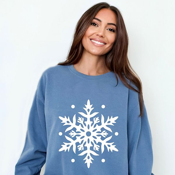 Белый свитшот с принтом снежинки Simply Sage Market, Blue Jean
Белый свитшот с принтом снежинки Simply Sage Market, Blue Jean
