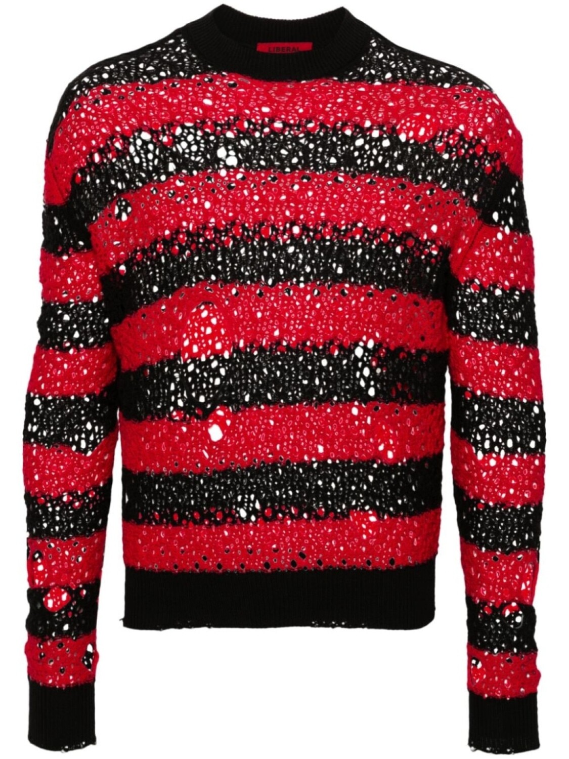 Liberal Youth Ministry свитер в полоску, черный
Liberal Youth Ministry свитер в полоску, черный