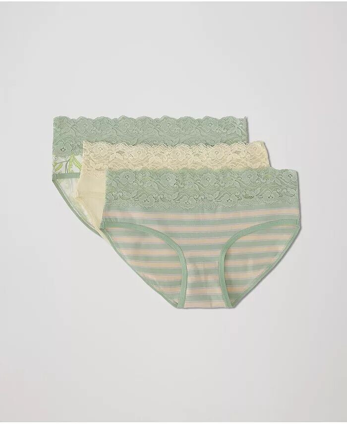 Женские трусы с кружевом на талии, комплект из 3 шт Pact, мультиколор
Женские трусы с кружевом на талии, комплект из 3 шт Pact, мультиколор