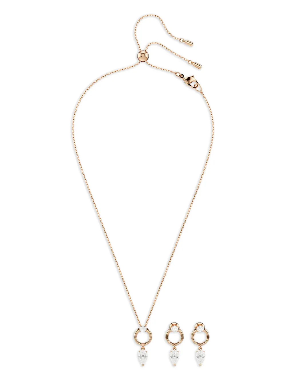 Комплект Mesmera из трех колье с подвеской Swarovski, розовый
Комплект Mesmera из трех колье с подвеской Swarovski, розовый