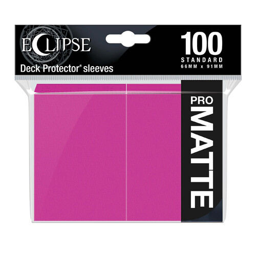Чехол для карточек Eclipse Matte Standard Sleeves: Hot Pink (100) Ultra Pro
Чехол для карточек Eclipse Matte Standard Sleeves: Hot Pink (100) Ultra Pro