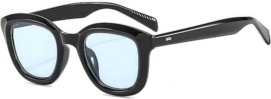 Модные солнцезащитные очки неправильной квадратной формы для женщин, защита от УФ-излучения UV400, ретро-очки для мужчин, синие, модель 3836 Melrose, Black Blue
Модные солнцезащитные очки неправильной квадратной формы для женщин, защита от УФ-излучения UV400, ретро-очки для мужчин, синие, модель 3836 Melrose, Black Blue