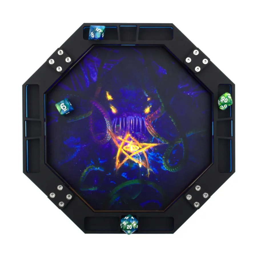 Печатный знак Старейшины Ктулху 10 x 10 дюймов из веганской кожи, Octagon Dice Trays (C4 Labs)
Печатный знак Старейшины Ктулху 10 x 10 дюймов из веганской кожи, Octagon Dice Trays (C4 Labs)
