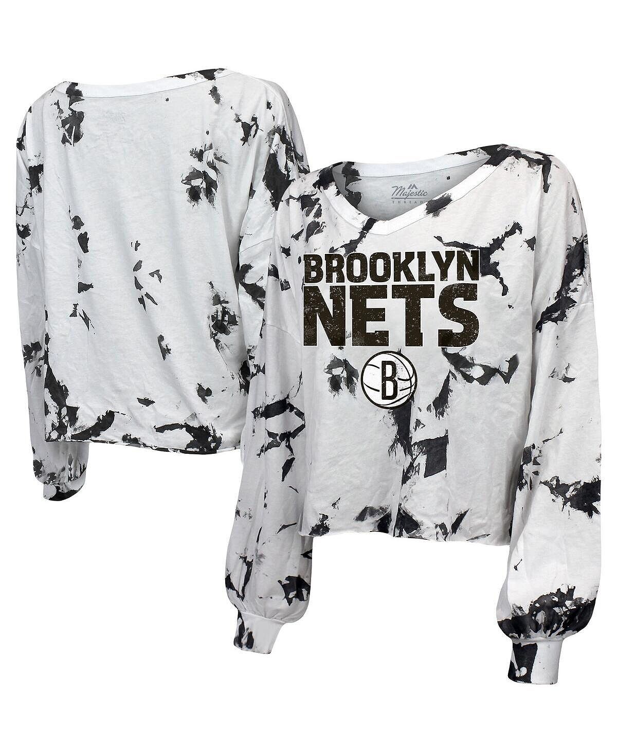 Женская укороченная футболка с длинными рукавами и бело-черным принтом Brooklyn Nets Aquarius Tie Dye Majestic, Черный, Женская укороченная футболка с длинными рукавами и бело-черным принтом Brooklyn Nets Aquarius Tie Dye Majestic
Женская укороченная футболка с длинными рукавами и бело-черным принтом Brooklyn Nets Aquarius Tie Dye Majestic, Черный, Женская укороченная футболка с длинными рукавами и бело-черным принтом Brooklyn Nets Aquarius Tie Dye Majestic