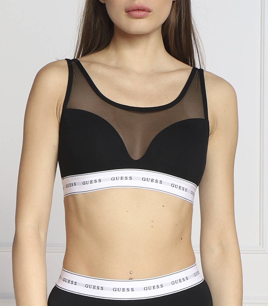 Бюстгальтер Guess Underwear, черный
Бюстгальтер Guess Underwear, черный