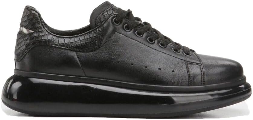 Мужские модные кроссовки SOLL Queen Air, Натуральная кожа, перфорированные, с высокой массивной подошвой, черный
Мужские модные кроссовки SOLL Queen Air, Натуральная кожа, перфорированные, с высокой массивной подошвой, черный