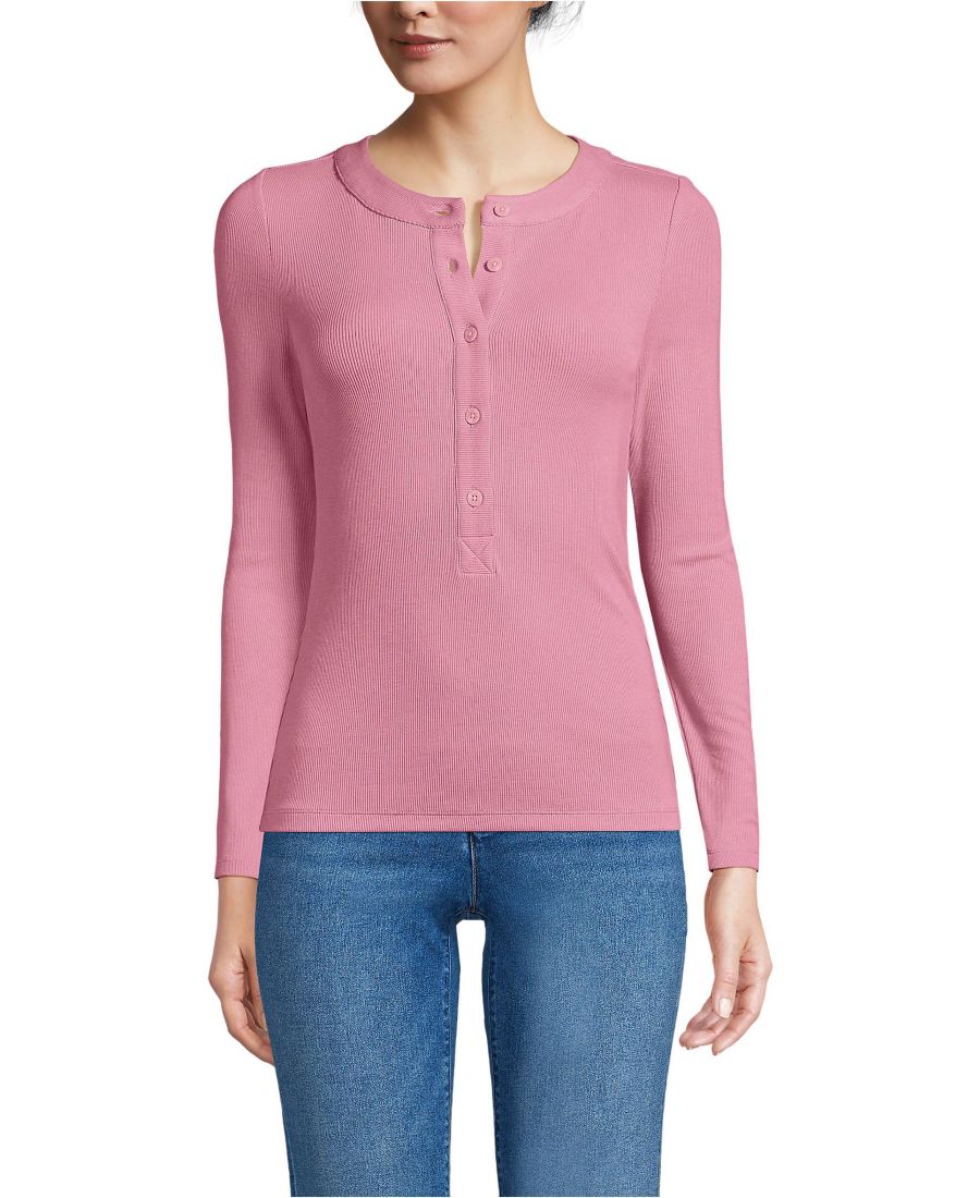 Женская облегающая футболка-поло с длинными рукавами и струящейся ребристой текстурой Lands' End, Soft english rose
Женская облегающая футболка-поло с длинными рукавами и струящейся ребристой текстурой Lands' End, Soft english rose