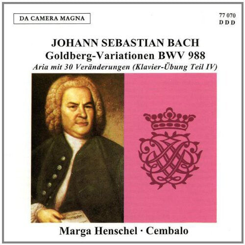 CD диск Bach, J.S. / Henschel: Goldbergvariationen BMW 988
CD диск Bach, J.S. / Henschel: Goldbergvariationen BMW 988