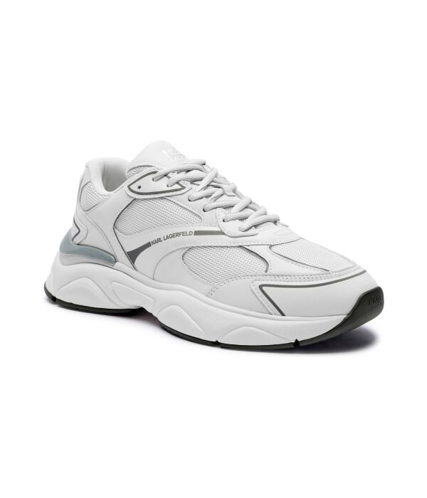 Кроссовки Karl Lagerfeld Komet с добавлением кожи, белый 
Кроссовки Karl Lagerfeld Komet с добавлением кожи, белый