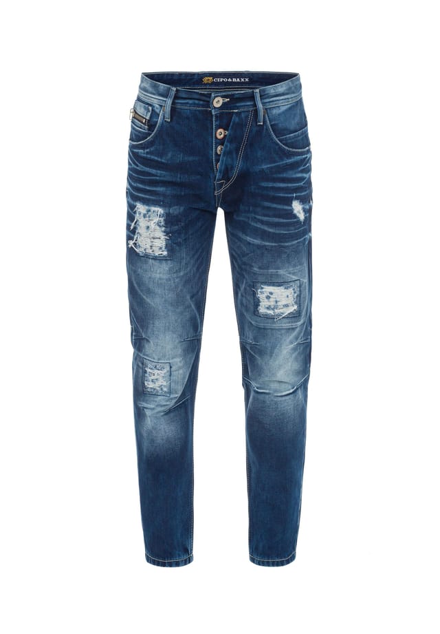 Джинсы в классном образе Cipo & Baxx, синий
Джинсы в классном образе Cipo & Baxx, синий