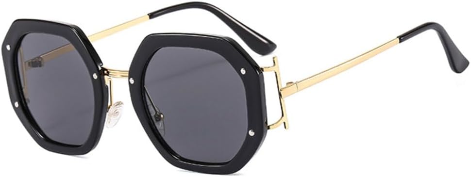 MUTYNE Ретро Многоугольные Квадратные Женские Роскошные Солнцезащитные Очки Модные Прозрачные Градиентные Тени UV400 Мужские Солнцезащитные Очки с заклепками Модные Солнцезащитные Очки, Black Grey
MUTYNE Ретро Многоугольные Квадратные Женские Роскошные Солнцезащитные Очки Модные Прозрачные Градиентные Тени UV400 Мужские Солнцезащитные Очки с заклепками Модные Солнцезащитные Очки, Black Grey