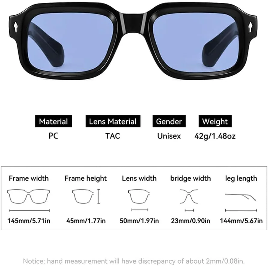 Ретро-солнцезащитные очки для женщин класса люкс, модные очки для мужчин в стиле панк, солнцезащитные очки с защитой от УФ-излучения UV400 generic, Black Clear
Ретро-солнцезащитные очки для женщин класса люкс, модные очки для мужчин в стиле панк, солнцезащитные очки с защитой от УФ-излучения UV400 generic, Black Clear