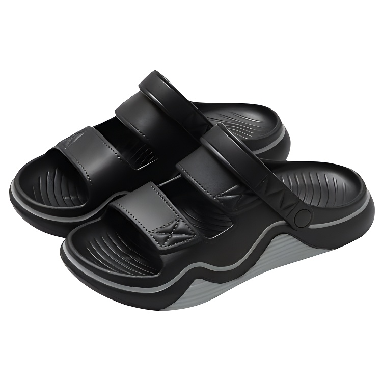 Jinho Пляжные сандалии мужские, черно-серые
Jinho Пляжные сандалии мужские, черно-серые