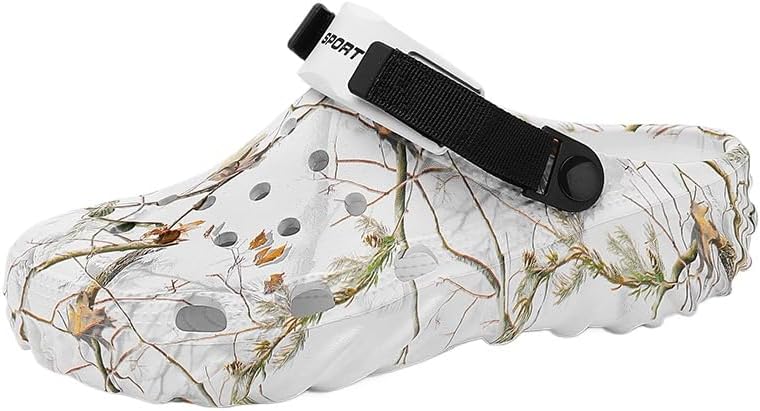 Мужские сабо больших размеров из EVA с дырочками, удобные, нескользящие, повседневные, для пляжа, воды и дома Clolinde, белый
Мужские сабо больших размеров из EVA с дырочками, удобные, нескользящие, повседневные, для пляжа, воды и дома Clolinde, белый