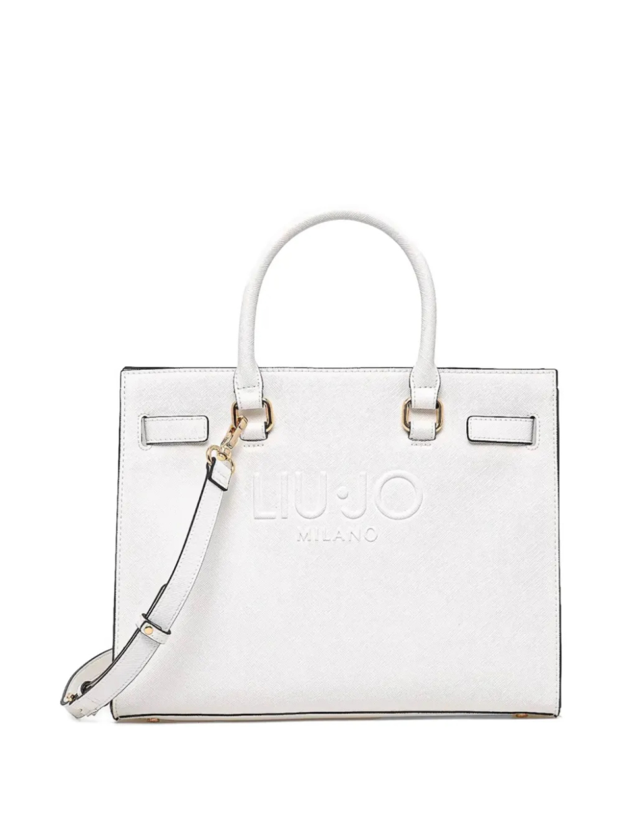 Сумка-тоут с тисненым логотипом LIU JO, белый
Сумка-тоут с тисненым логотипом LIU JO, белый