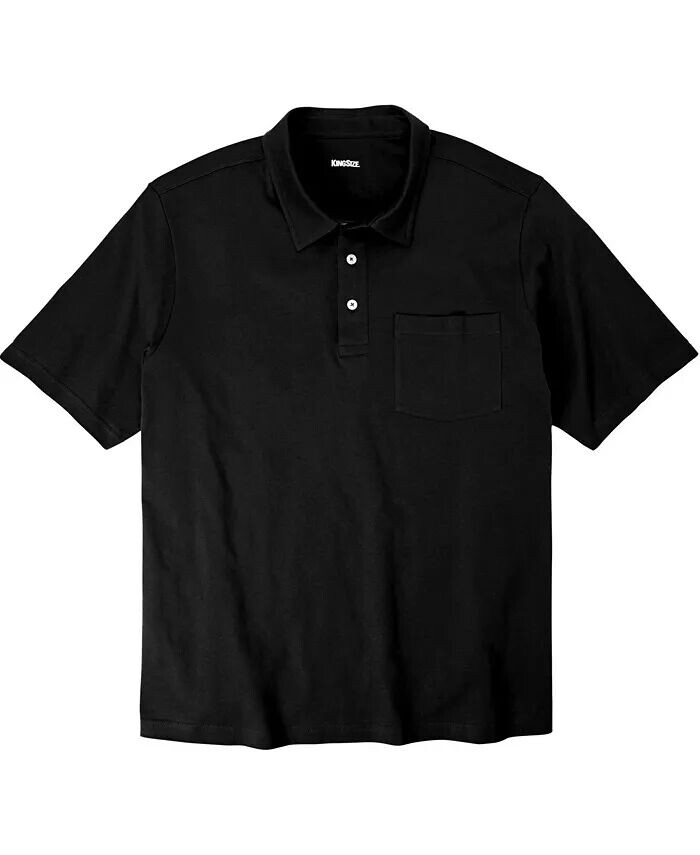 Легкая футболка-поло без усадки Big & Tall KingSize, черный
Легкая футболка-поло без усадки Big & Tall KingSize, черный