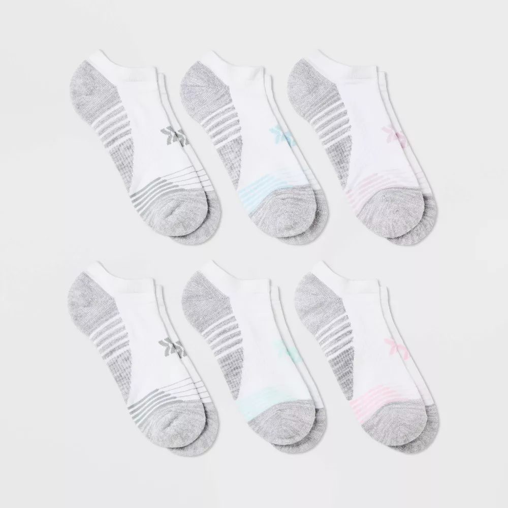 Женские 6 пар мягких спортивных носков в полоску для непубличных мероприятий - All In Motion, цвет White
Женские 6 пар мягких спортивных носков в полоску для непубличных мероприятий - All In Motion, цвет White