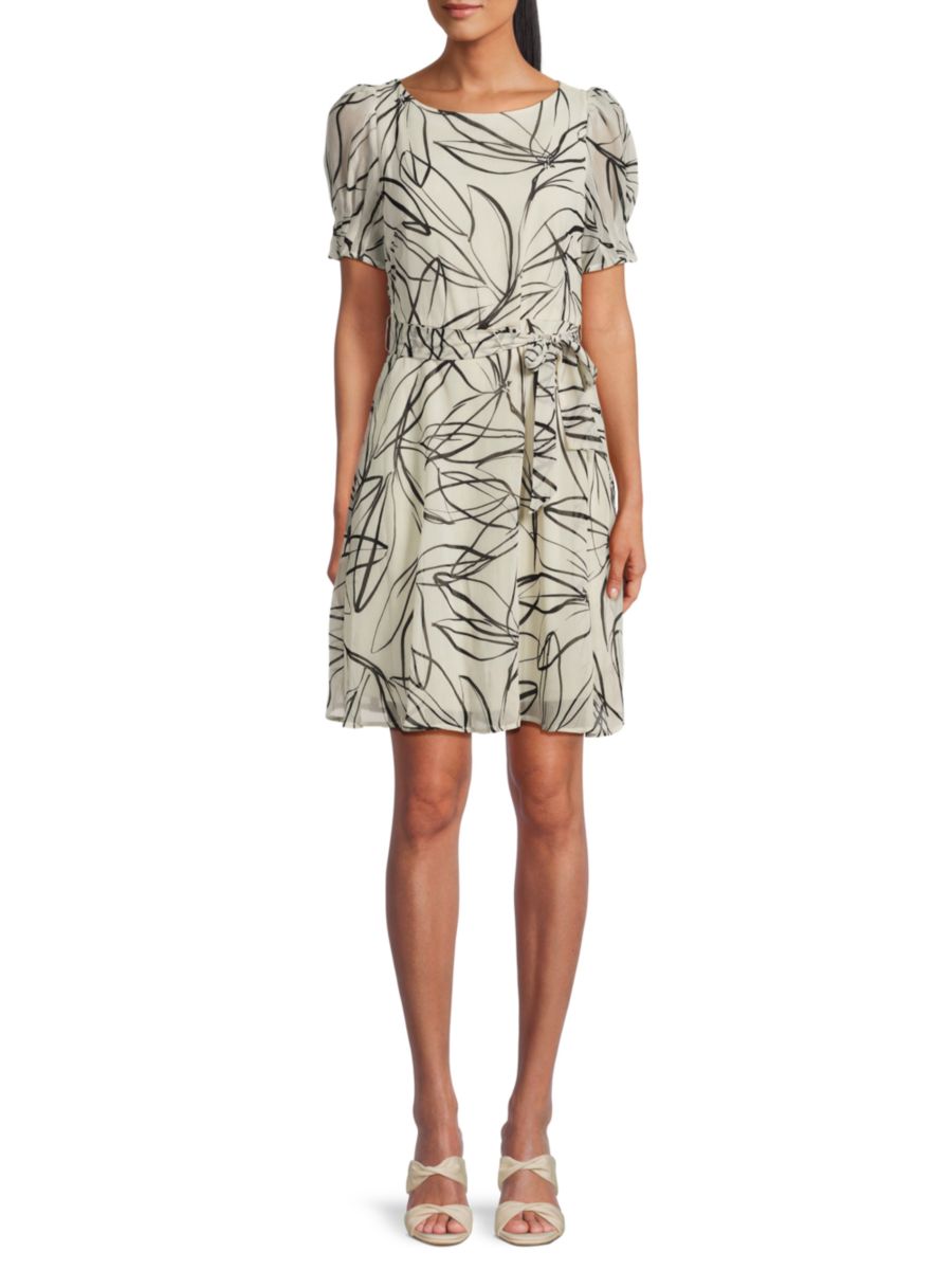 Платье с поясом и рукавами-фонариками DKNY, цвет Vanilla Black
Платье с поясом и рукавами-фонариками DKNY, цвет Vanilla Black