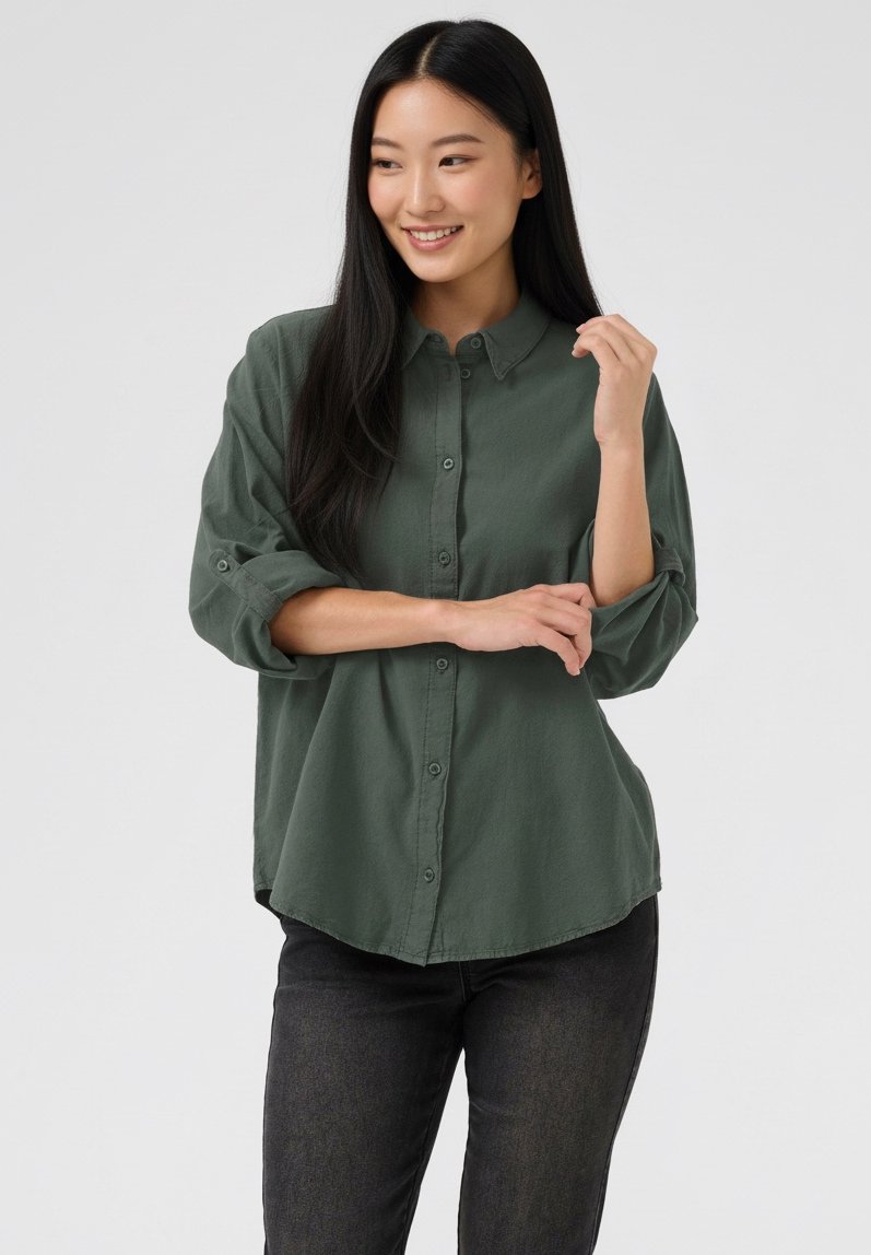 Блуза Kaffe Button-down blouse, Balsam Green/Green
Блуза Kaffe Button-down blouse, Balsam Green/Green