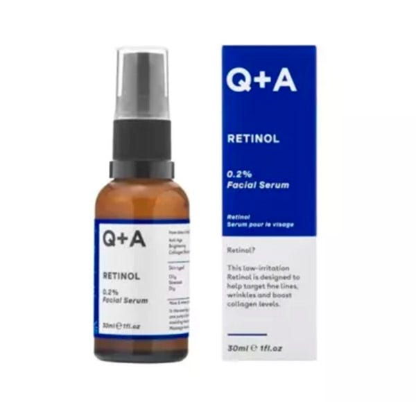 Омолаживающая сыворотка для лица Q+A Retinol, 30 мл
Омолаживающая сыворотка для лица Q+A Retinol, 30 мл