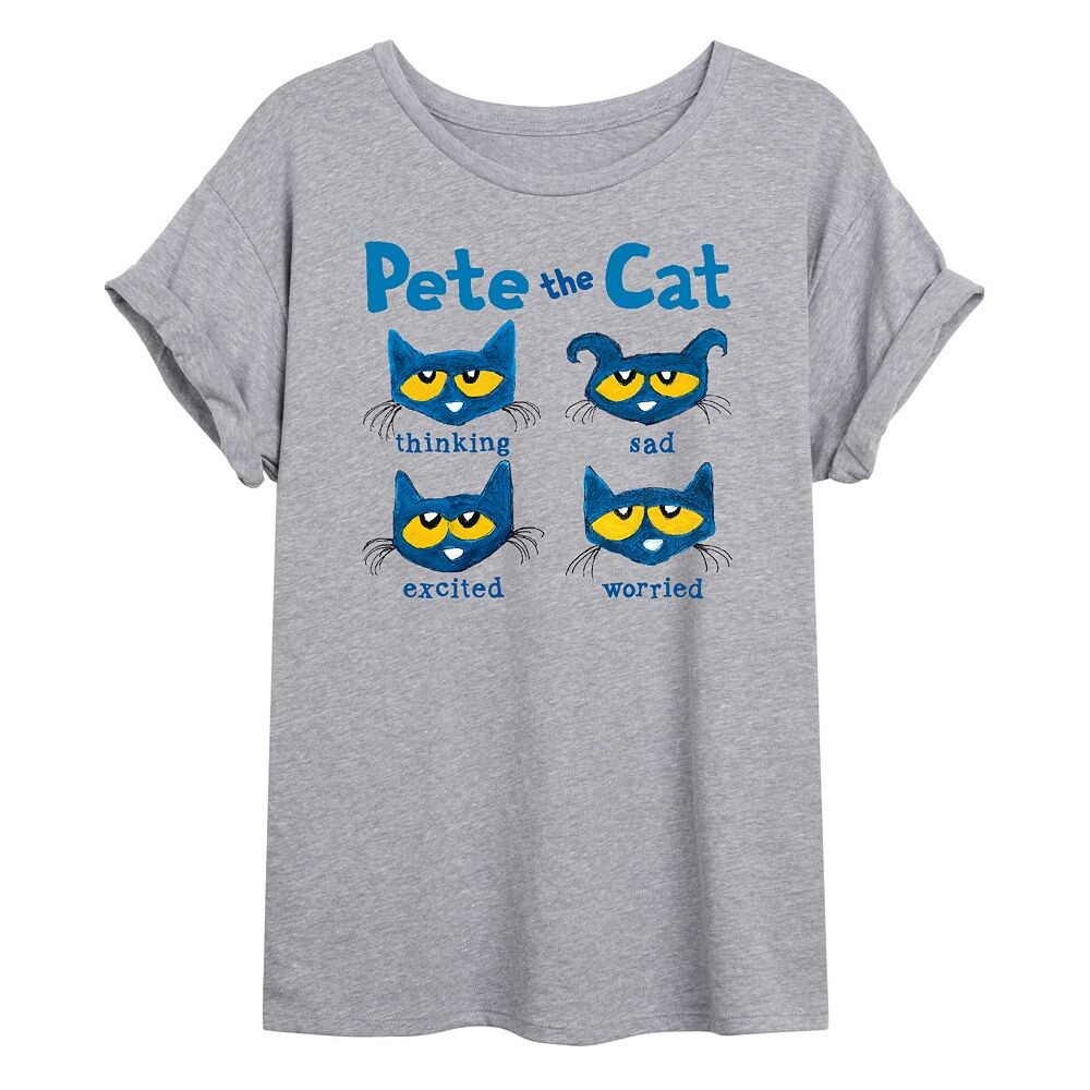 Юниорская футболка Pete The Cat Face с объемным рисунком Licensed Character, серый
Юниорская футболка Pete The Cat Face с объемным рисунком Licensed Character, серый