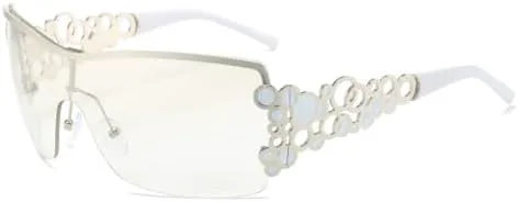 Женские солнцезащитные очки без оправы в стиле 2026 года: градиентные линзы, золотистая ажурная оправа, металлические петли, защита от УФ-излучения UV400 MTZJH, C5
Женские солнцезащитные очки без оправы в стиле 2026 года: градиентные линзы, золотистая ажурная оправа, металлические петли, защита от УФ-излучения UV400 MTZJH, C5