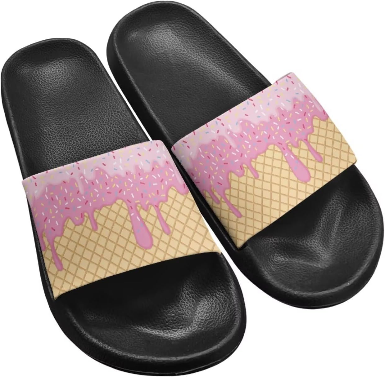 Женские и мужские повседневные слайд сандалии Hechitok, удобная мягкая подошва, нескользящие ЭВА сандалии на плоской подошве, для ванной и душа, Ice Cream
Женские и мужские повседневные слайд сандалии Hechitok, удобная мягкая подошва, нескользящие ЭВА сандалии на плоской подошве, для ванной и душа, Ice Cream