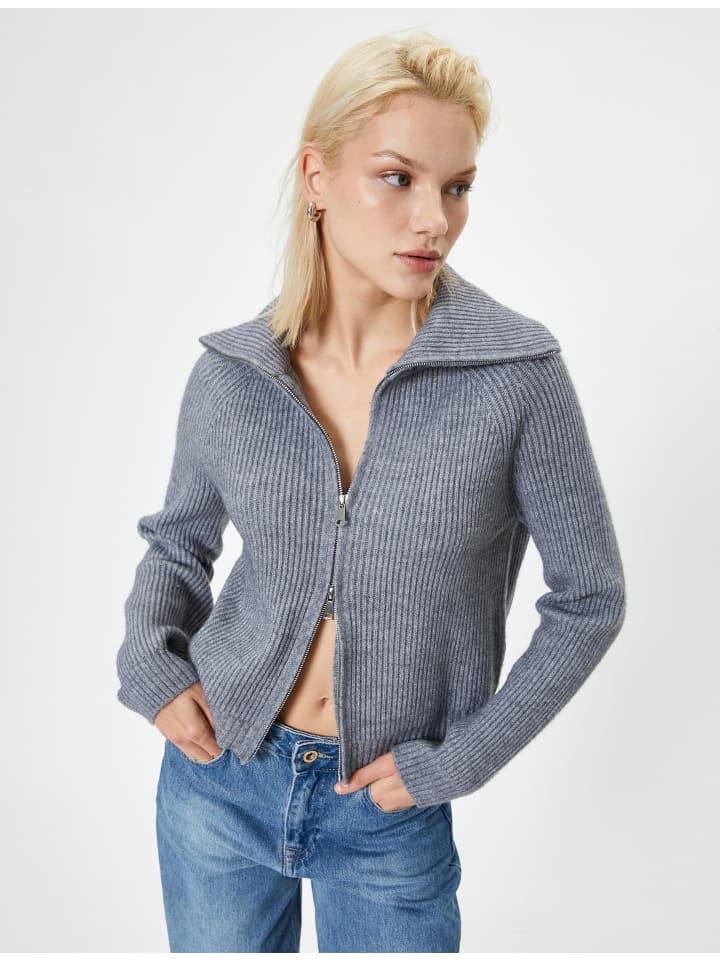 KOTON Кардиган антрацитового цвета
KOTON Кардиган антрацитового цвета