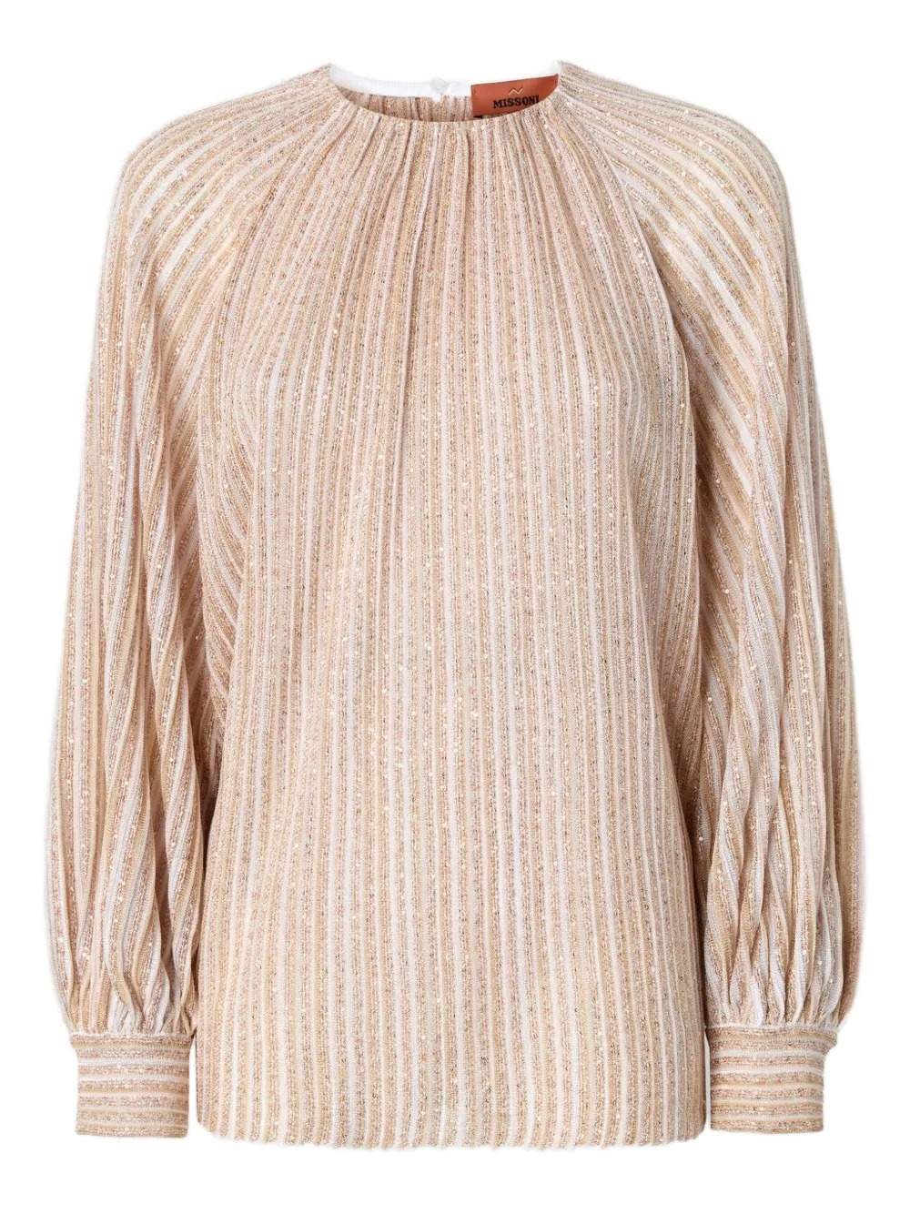 Полосатая блузка со сборками Missoni, нейтральный
Полосатая блузка со сборками Missoni, нейтральный