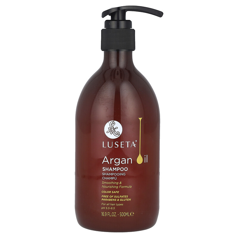 Luseta Beauty, Аргановое масло, шампунь для всех типов волос, 500 мл (16,9 жидк. унц.)
Luseta Beauty, Аргановое масло, шампунь для всех типов волос, 500 мл (16,9 жидк. унц.)