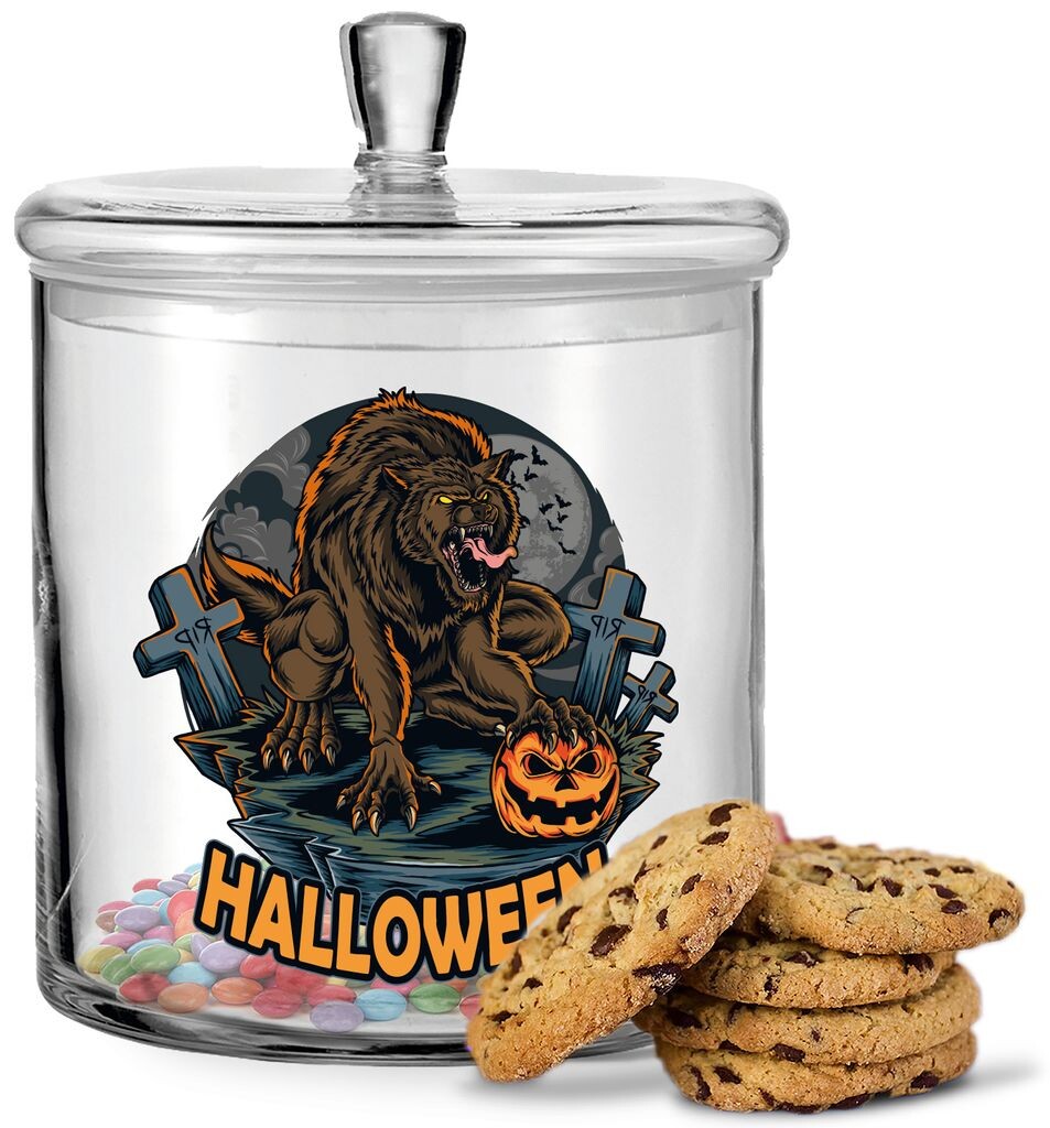 Банка для печенья Leonardo с УФ-принтом, дизайн Halloween Werewolf V1 Gravurzeile
Банка для печенья Leonardo с УФ-принтом, дизайн Halloween Werewolf V1 Gravurzeile