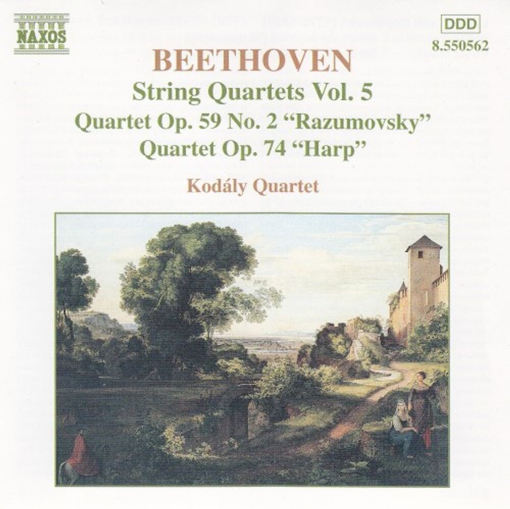 Диск CD Beethoven: String Quartets, Vol. 5 - Ludwig van Beethoven, Kodály String Quartet 
Диск CD Beethoven: String Quartets, Vol. 5 - Ludwig van Beethoven, Kodály String Quartet