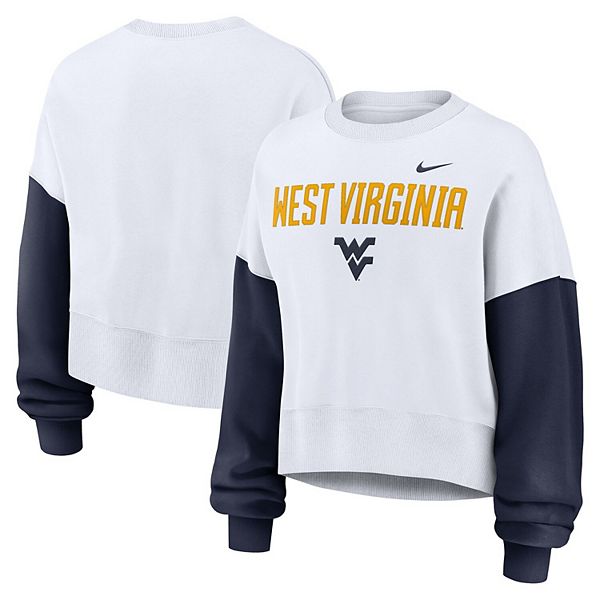 Женский белый оверсайз кроп-свитшот West Virginia Mountaineers с цветными блоками Nike
Женский белый оверсайз кроп-свитшот West Virginia Mountaineers с цветными блоками Nike