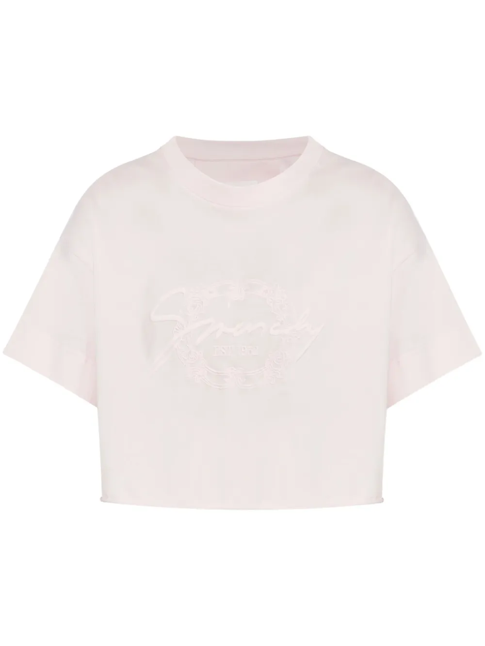 Укороченная футболка Givenchy, розовый 
Укороченная футболка Givenchy, розовый