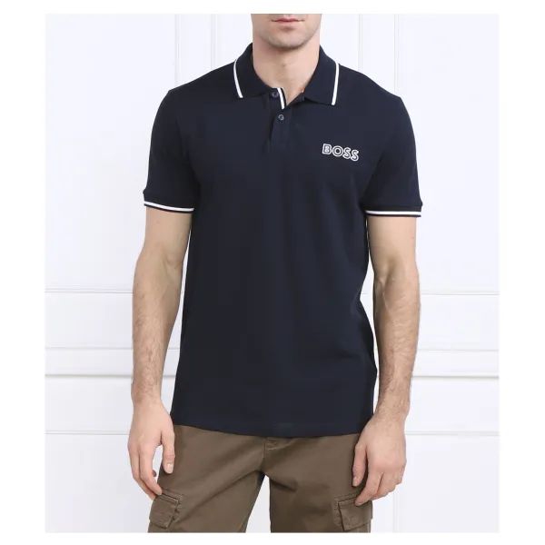 Рубашка-Поло из пелогокса стандартного кроя Boss, синий
Рубашка-Поло из пелогокса стандартного кроя Boss, синий