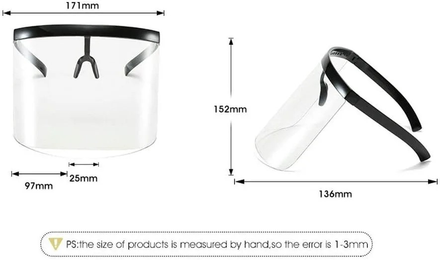 Футуристические солнцезащитные очки-щиток большого размера с плоским верхом, прозрачным защитным чехлом, ветрозащитной маской большого размера mincl, Sand Black
Футуристические солнцезащитные очки-щиток большого размера с плоским верхом, прозрачным защитным чехлом, ветрозащитной маской большого размера mincl, Sand Black
