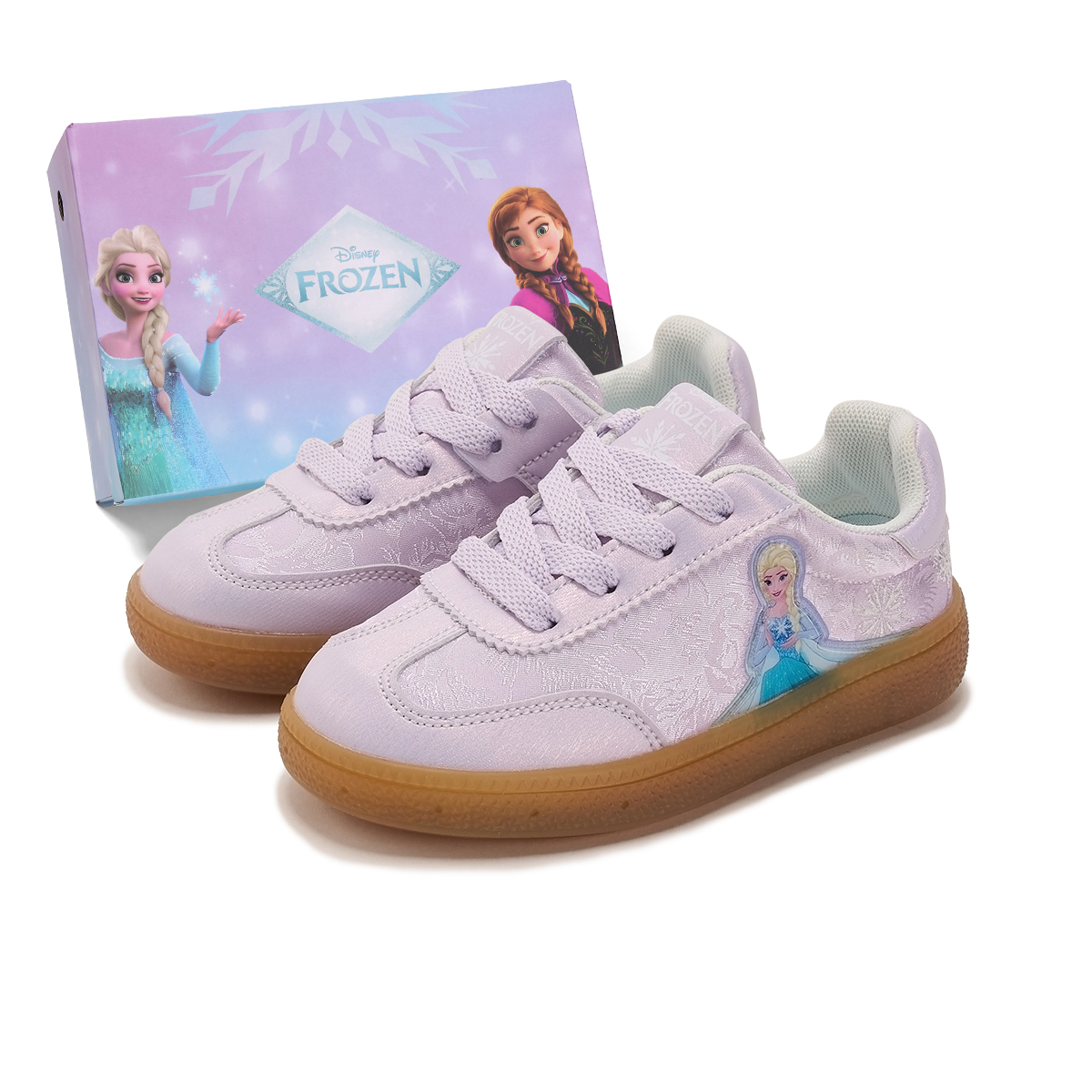 Кроссовки серии Frozen Series с противоскользящей подошвой, амортизирующие, устойчивые к истиранию, для детей. Disney, фиолетовый 
Кроссовки серии Frozen Series с противоскользящей подошвой, амортизирующие, устойчивые к истиранию, для детей. Disney, фиолетовый