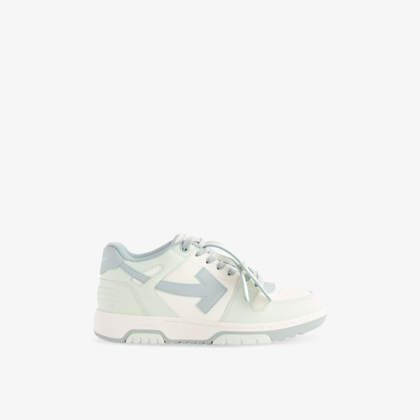 Кроссовки кожаные Off-White C/O Virgil Abloh, серый 
Кроссовки кожаные Off-White C/O Virgil Abloh, серый