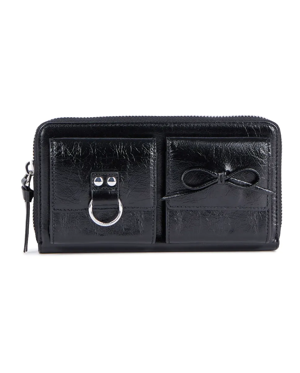 Женская сумка Amelia из розовой кожи The Kooples, черный
Женская сумка Amelia из розовой кожи The Kooples, черный