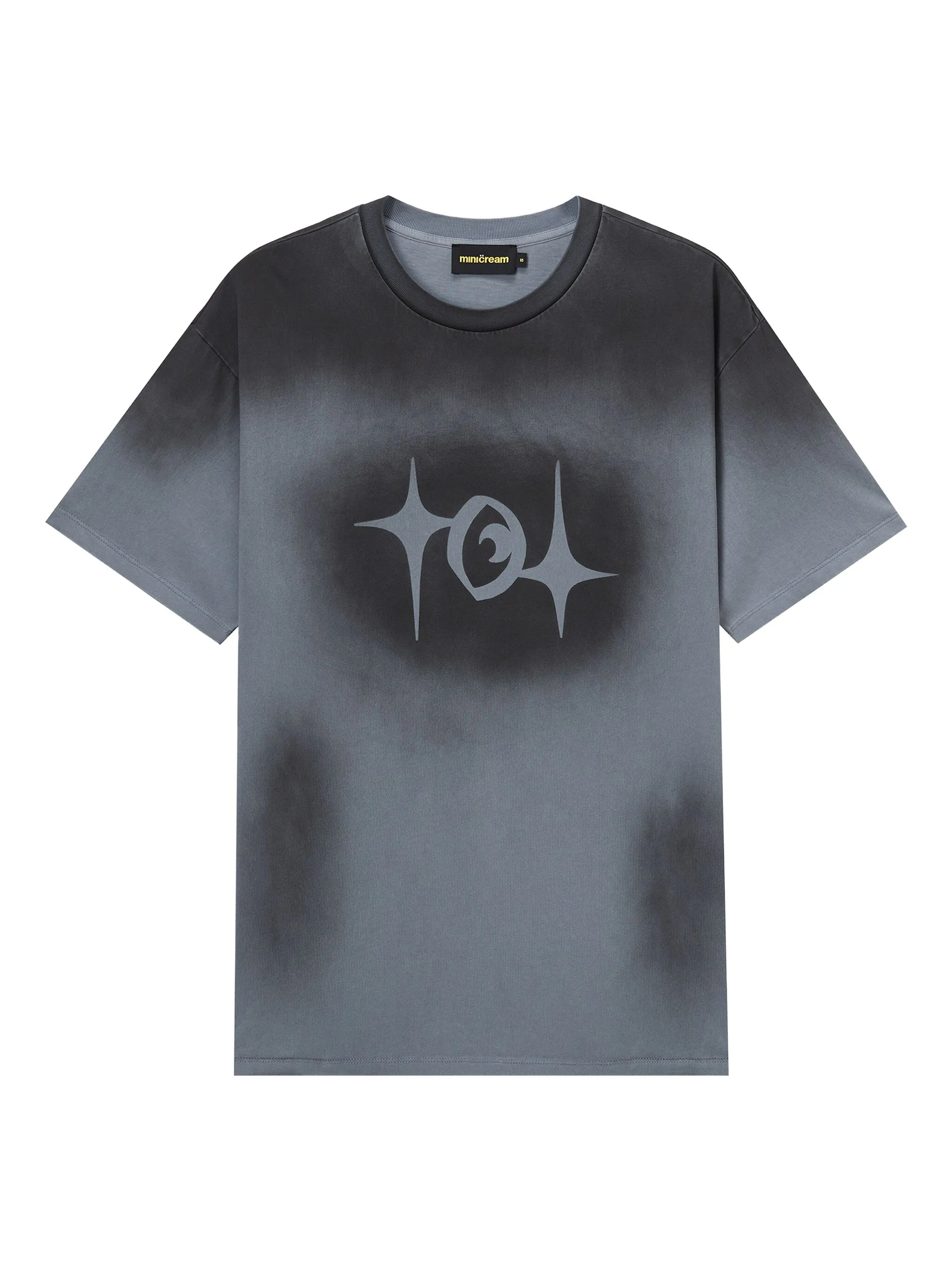 Футболка с графичным принтом и эффектом омбре Mini Cream, серый
Футболка с графичным принтом и эффектом омбре Mini Cream, серый