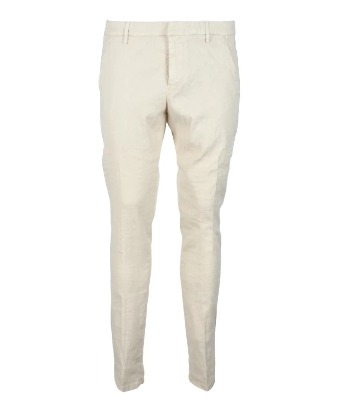 Брюки Gaubert из смесовой льняной ткани с застежкой-молнией Dondup, бежевый
Брюки Gaubert из смесовой льняной ткани с застежкой-молнией Dondup, бежевый