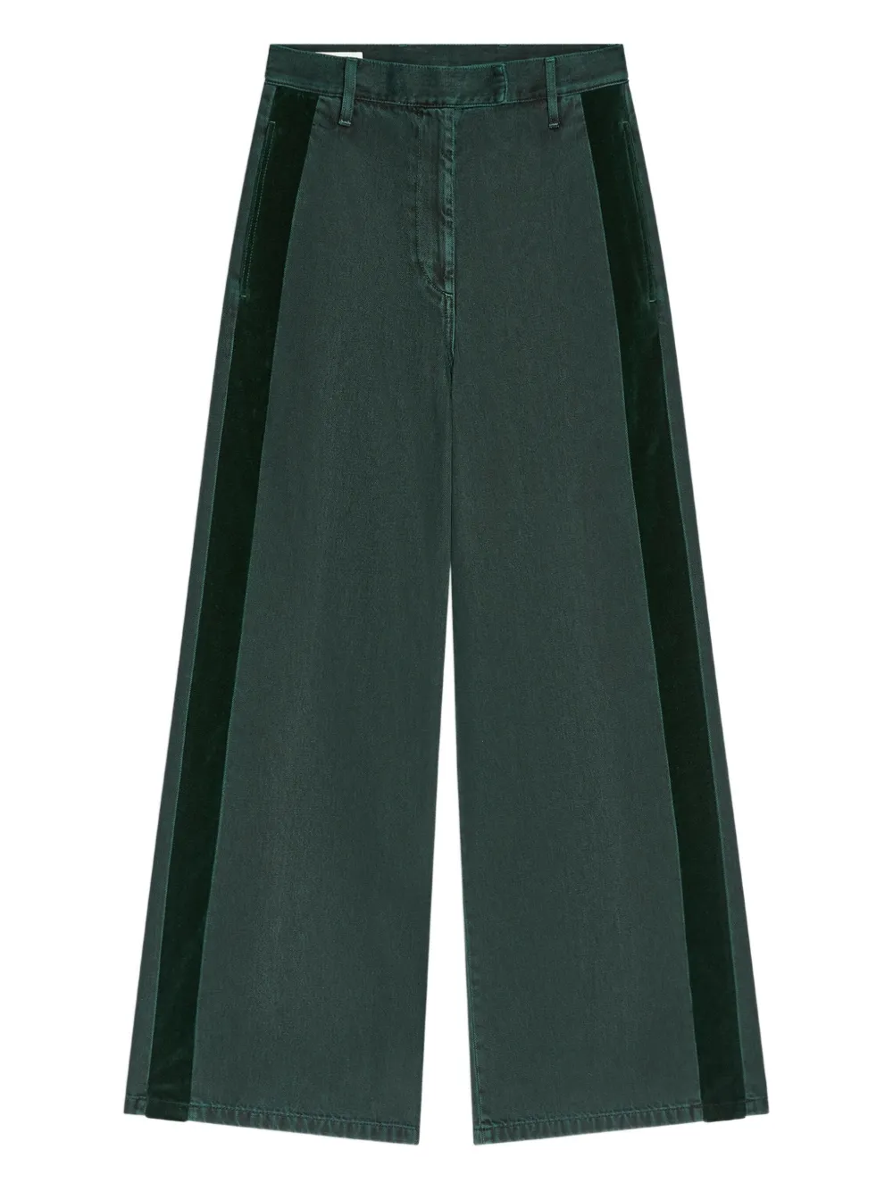 Джинсы с лампасами Dries Van Noten, зеленый
Джинсы с лампасами Dries Van Noten, зеленый