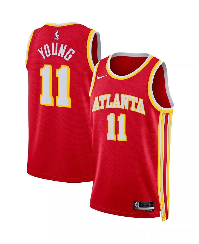 Мужская и женская баскетбольная майка Trae Young Atlanta Hawks Swingman Nike, красный
Мужская и женская баскетбольная майка Trae Young Atlanta Hawks Swingman Nike, красный