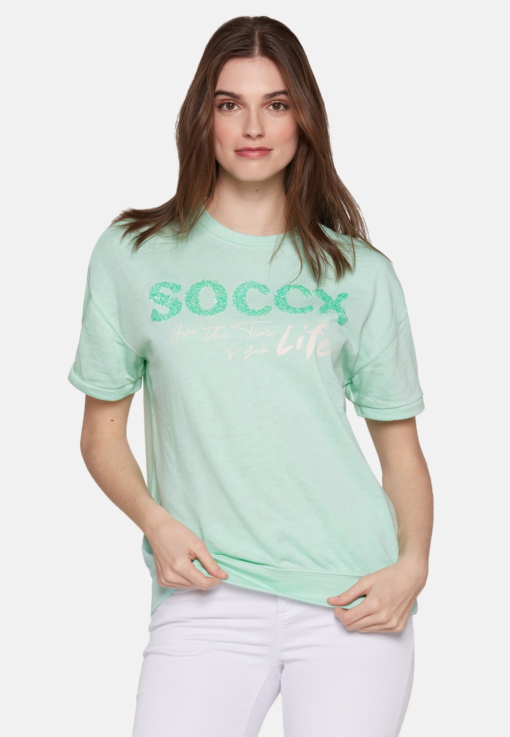 Футболка с принтом KURZARM Soccx, мятный
Футболка с принтом KURZARM Soccx, мятный