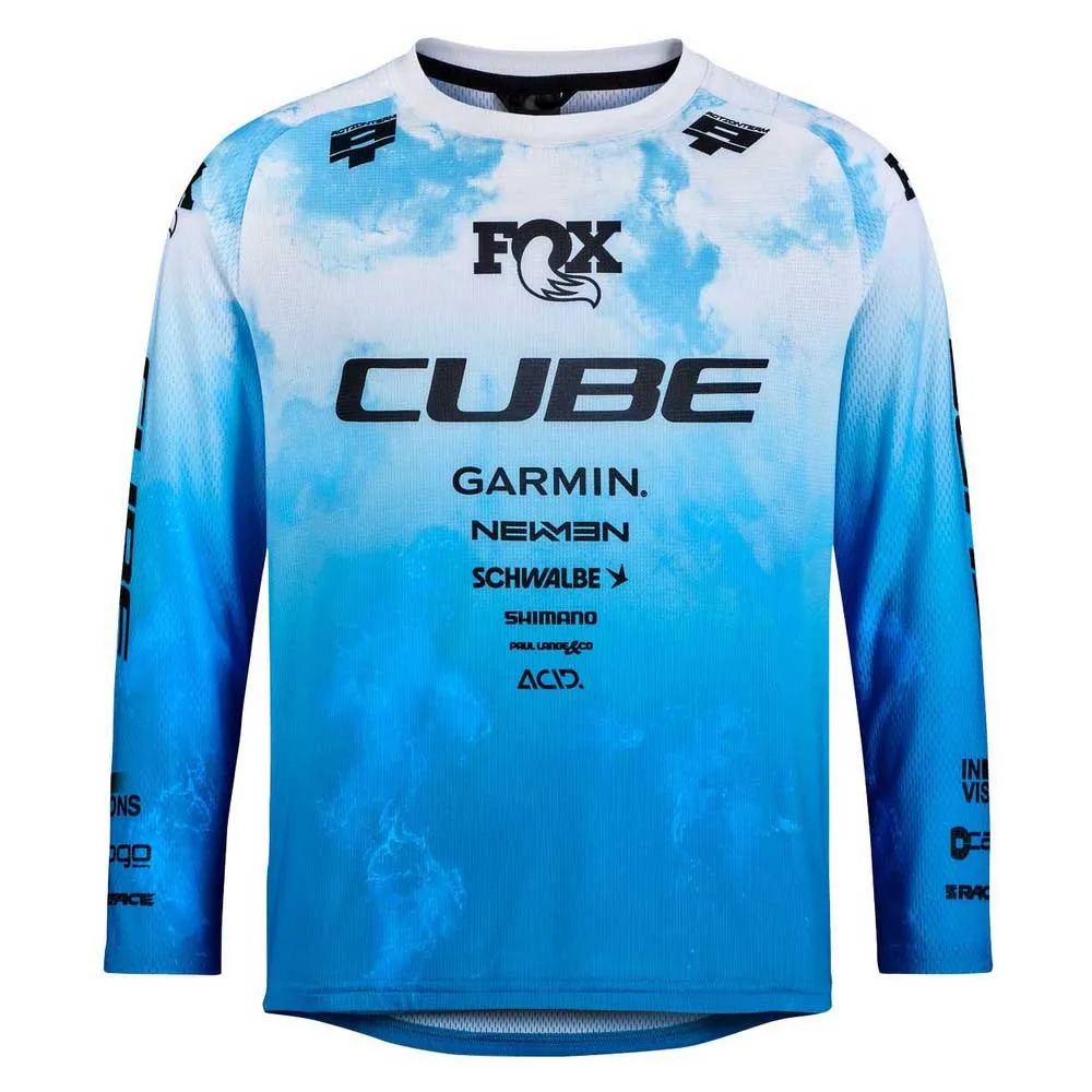 Джерси эндуро с длинным рукавом Cube Rookie X Actionteam, синий
Джерси эндуро с длинным рукавом Cube Rookie X Actionteam, синий